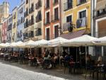 Terrazas de bares en Cuenca.