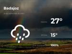 El tiempo en Badajoz: previsi&oacute;n para hoy mi&eacute;rcoles 23 de septiembre de 2020