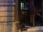&Ograve;mnium Cultural denuncia ante los Mossos otro ataque en la puerta su sede de Barcelona.