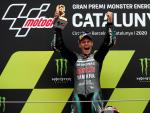 El piloto franc&eacute;s de Petronas Yamaha, tras ganar el GP de Catalu&ntilde;a de MotoGP