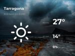 El tiempo en Tarragona: previsi&oacute;n para hoy lunes 28 de septiembre de 2020