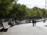 Madrid R&iacute;o, el primer lunes de confinamiento perimetral en la capital.
