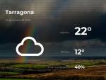 El tiempo en Tarragona: previsi&oacute;n para hoy lunes 19 de octubre de 2020