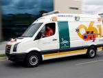 Imagen de archivo de una ambulancia del 061 en Andaluc&iacute;a.