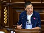La diputada de En Com&uacute; Podem, Aina Vidal, interviene en el Congreso de los Diputados.