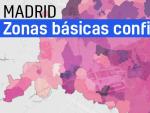 Zonas b&aacute;sicas de Madrid