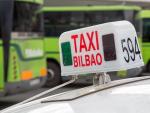 Imagen de un taxi en Bilbao