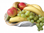 Frutas, como el pl&aacute;tano y la uva, son muy ricas en potasio.