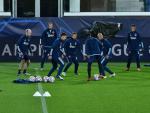 Jugadores del Ajax, en un entrenamiento.