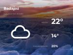 El tiempo en Badajoz: previsi&oacute;n para hoy lunes 2 de noviembre de 2020