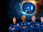 Tripulaci&oacute;n de la misi&oacute;n Crew-1: los astronautas de la NASA Shannon Walker, Victor Glover, Mike Hopkins y el astronauta de JAXA (Agencia de Exploraci&oacute;n Aeroespacial de Jap&oacute;n) Soichi Noguchi.