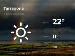 El tiempo en Tarragona: previsi&oacute;n para hoy jueves 19 de noviembre de 2020