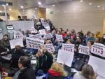Encierro sindical en la sede del Gobierno Vasco en Bilbao contra la siniestralidad laboral (archivo)