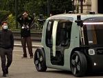 Se han filtrado im&aacute;genes del taxi robotizado de Zoox, que se estaba utilizando para un rodaje en San Francisco.