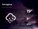 El tiempo en Tarragona: previsi&oacute;n para hoy martes 15 de diciembre de 2020