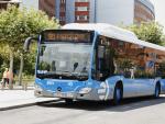'EMT Smart Bus Madrid' nuevo autob&uacute;s a demanda que ha lanzado hoy la EMT, sale del hospital 12 de Octubre, en Madrid (Espa&ntilde;a), a 9 de julio de 2020.