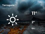 El tiempo en Tarragona: previsi&oacute;n para hoy martes 5 de enero de 2021