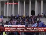 Protestas de seguidores de Trump en el Capitolio