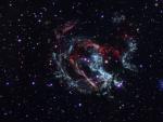 Retrato del Telescopio Espacial Hubble de los restos gaseosos de una estrella masiva que explot&oacute; hace aproximadamente 1.700 a&ntilde;os.