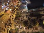 Las calles de Granada, llenas de gente tras el terremoto