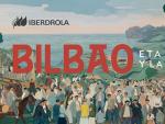 Cartel de la Exposici&oacute;n Bilbao y la pintura en el Guggenheim