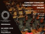 Cartel promocional del concierto de la Orquesta Sinf&oacute;nica de Baleares 'Cuentos y fantas&iacute;as'.