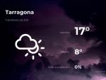 El tiempo en Tarragona: previsi&oacute;n para hoy domingo 7 de febrero de 2021
