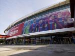 Imagen del exterior del Camp Nou, estadio del FC Barcelona.