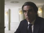 Jos&eacute; Mar&iacute;a Aznar, en un momento dado de la entrevista en 'Lo de &Eacute;vole'.
