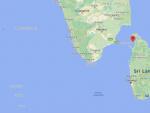 Captura de Google Maps de Sri Lanka