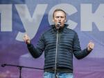 September 29, 2019, Moscow, Moscow, Russia: Alexei Navalny gives an speech during a demonstration for the release of the arrested activists during the summer riots in Moscow. (Credit Image: &copy; Celestino Arce Lavin/ZUMA W