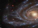 Galaxia en espiral captada por el telescopio Hubble.