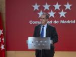 El consejero y portavoz del Gobierno de la Comunidad de Madrid, Enrique Ossorio, este jueves.