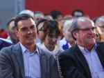 El presidente del Gobierno, Pedro S&aacute;nchez, y el Portavoz del Grupo Socialista en la Asamblea de Madrid, &Aacute;ngel Gabilondo.