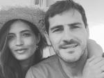 Sara Carbonero e Iker Casillas, en una imagen compartida por ambos en Instagram.