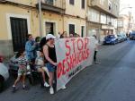 Archivo - Una protesta de Stop Desahucios en Palma (imagen de archivo).