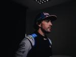 Fernando Alonso, en la presentaci&oacute;n del Alpine F1 Team.
