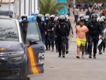 Detenidos en unos incidentes en un campamento de inmigrantes en Tenerife
