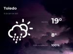 El tiempo en Toledo: previsi&oacute;n para hoy s&aacute;bado 10 de abril de 2021