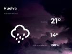 El tiempo en Huelva: previsi&oacute;n para hoy viernes 16 de abril de 2021