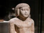Imagen de una estatua egipcia.