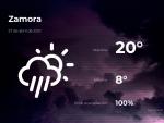 El tiempo en Zamora: previsi&oacute;n para hoy martes 27 de abril de 2021