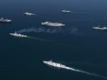 Imagen de archivo de maniobras de buques de la OTAN.