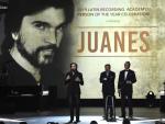 Juanes en el tributo de la Academia de la Grabaci&oacute;n Bruce Springsteen.