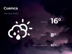 El tiempo en Cuenca: previsi&oacute;n para hoy lunes 3 de mayo de 2021