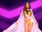 Miss M&eacute;xico 2020, Andrea Meza, desfila durante la prueba de traje de ba&ntilde;o de Miss Universo 2021 en el Seminole Hard Rock Hotel & Casino de Hollywood, Florida.