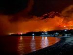 Incendio en Atica, Grecia.