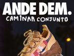 Uno de los dise&ntilde;os de zapatillas deportivas comercializados bajo la marca Top Manta por el Sindicato de Manteros.