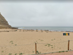 Imagen de la playa de Calada, en Encarna&ccedil;ao, Portugal.