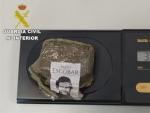 Droga intervenida con la cara de Pablo Escobar.